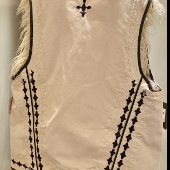 Free People Faux Fur Reversible Vest